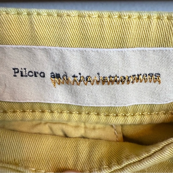 Pilcro and the Letterpress | Anthropologie | Hyphen Chinos | Yellow | Sz 29 - Picture 3 of 7